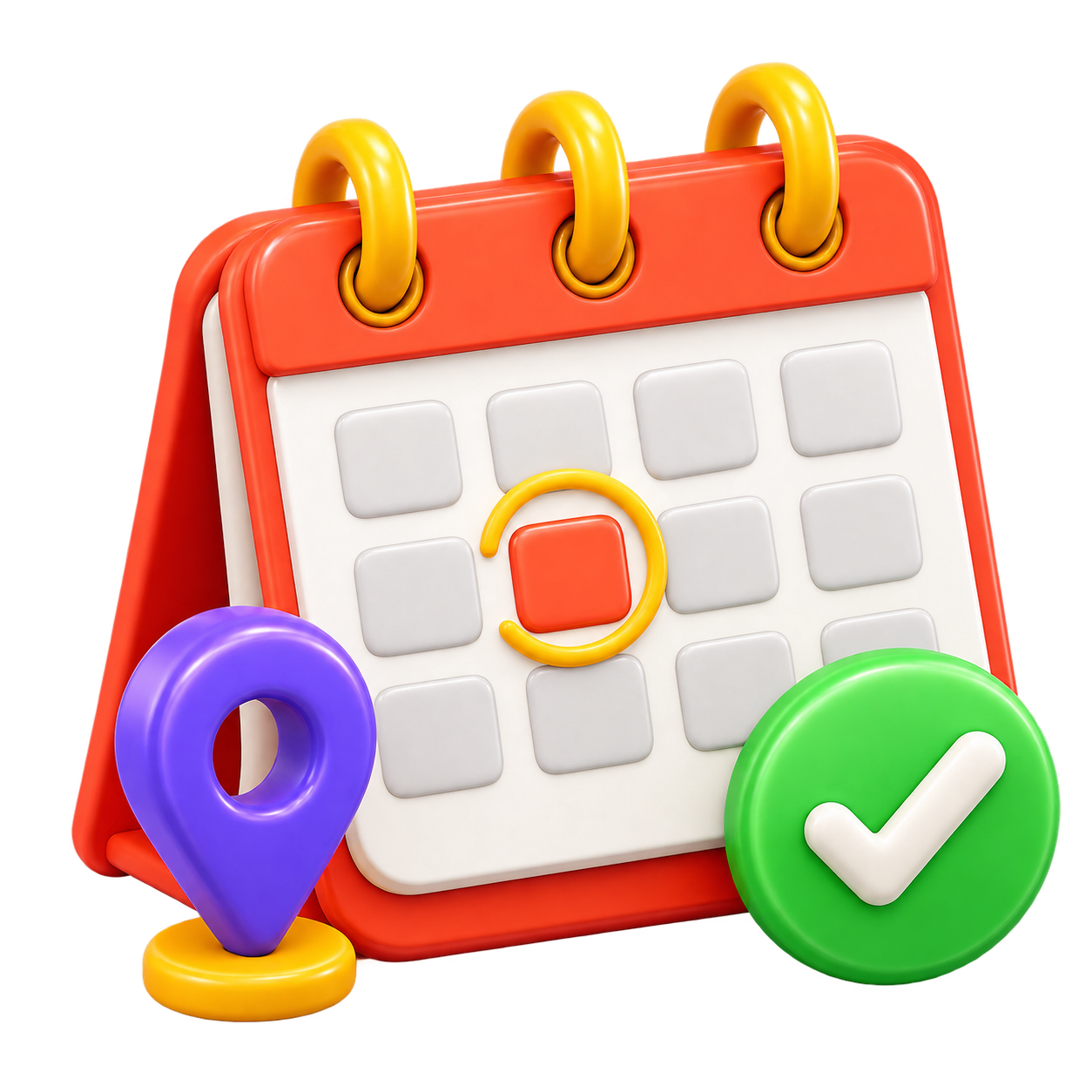 Calendario con visita confirmada